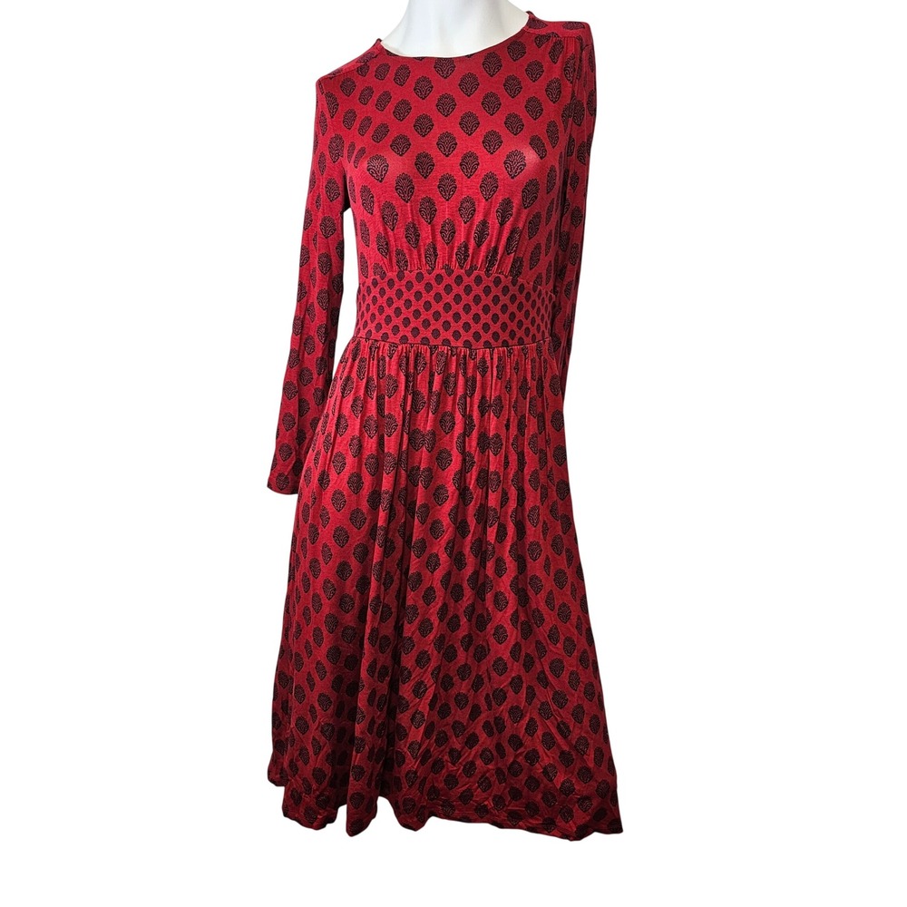 Boden Thea Long Sleeve Jersey Dress Size US 6 Petite